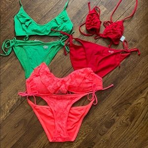Hollister golly hicks bikini lot sizes